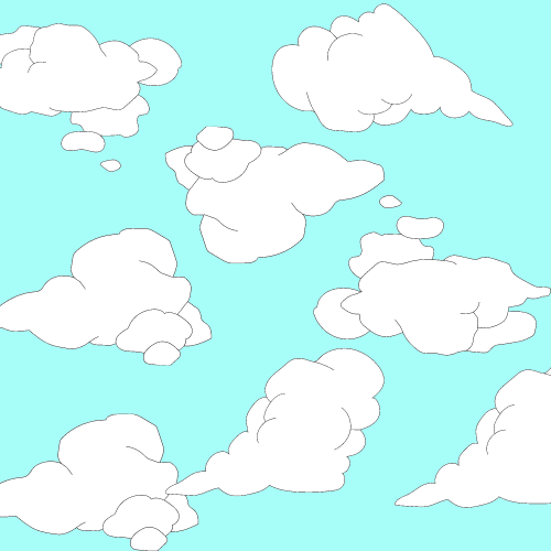 Floating Clouds.